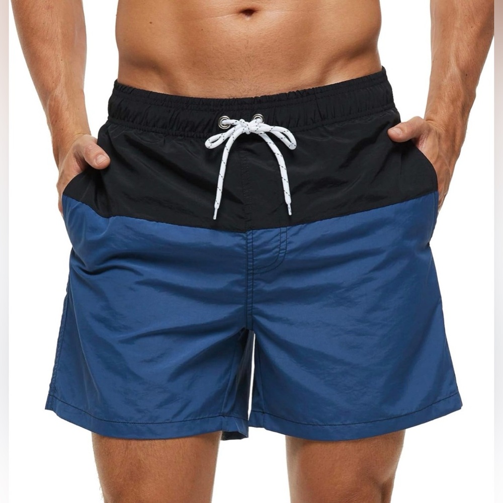 SILKWORLD Men's Swim Trunks Quick Dry  with Pockets (DISCOUNT SHIPPING!)